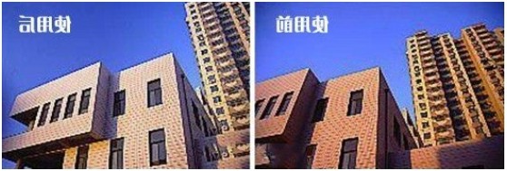 偏振镜作用效果对比