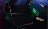 激光测量实际装置